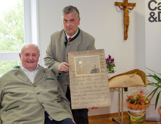 Weinpfarrer Hans Denk 73. Geburtstag im Haus Elisabeth