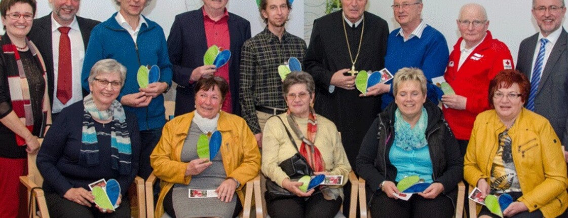 Galaabend Amstetten Pfarrcaritas Gruppenfoto 