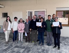 Besuch aus St. Pius bei Graf Carello