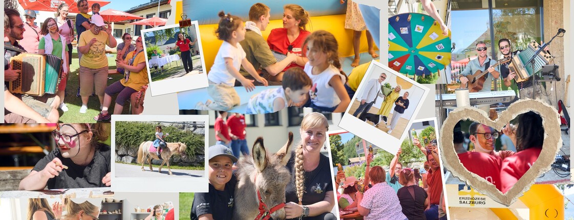 Collage verschiedener Festbilder