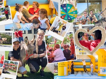 Collage verschiedener Festbilder