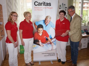 Pressegespräch Hauskrankenpflege Mostviertel Gruppenfoto