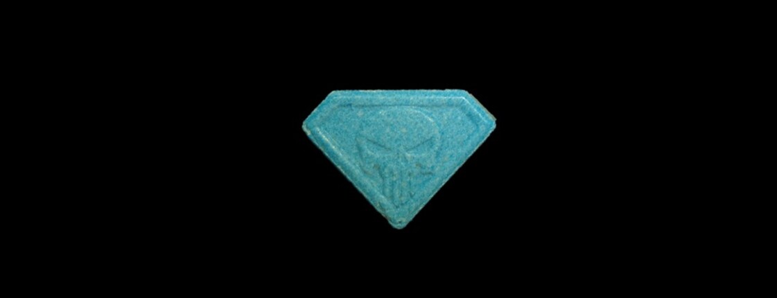 Dieses Bild zeigt eine blaue Pille.