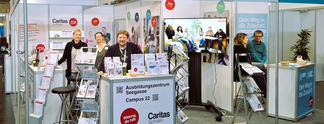 Messestand Caritas Campus auf der Best Messe